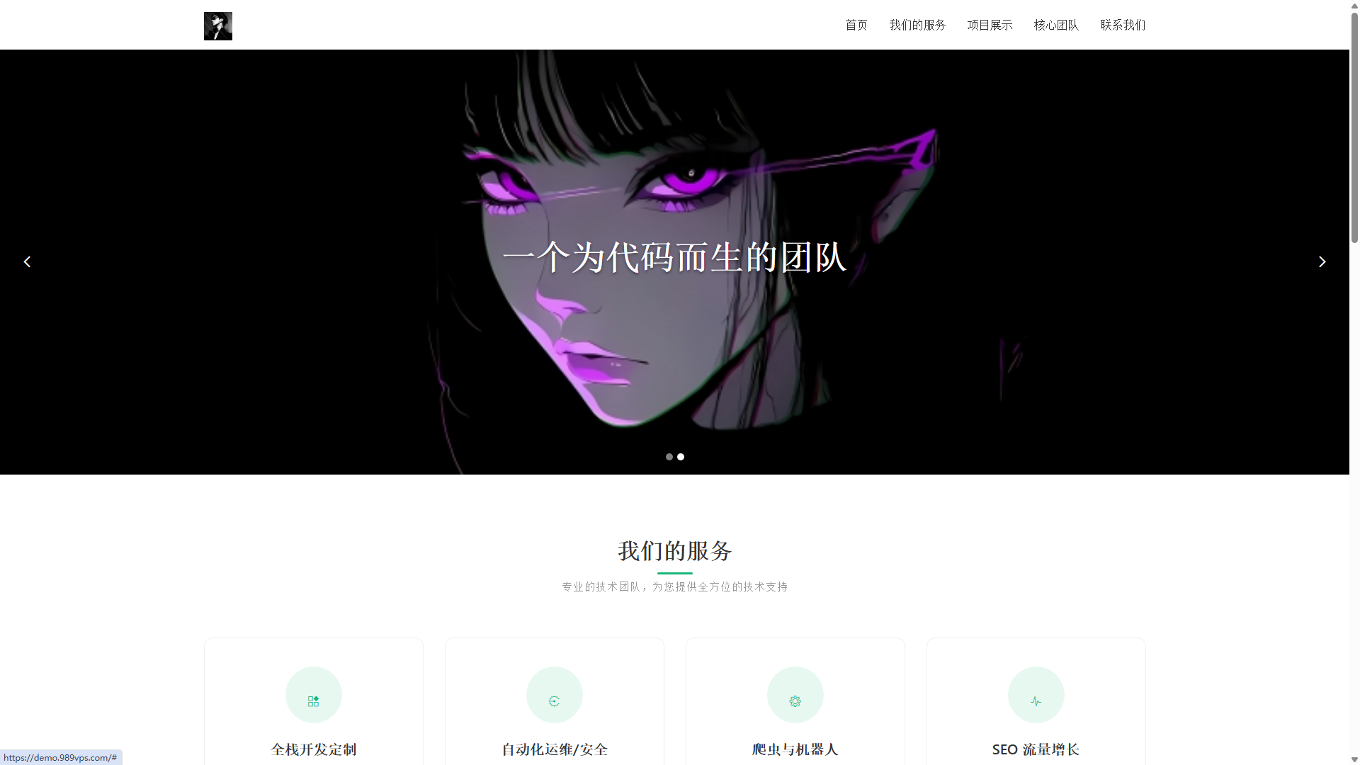 颜值工作室/团队主页带后台管理系统 (基于 PHP8 + Layui)-989论坛